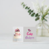 Cartes de visite - The Cake Makers Design2 (Debout devant)