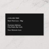 Cartes de visite thématiques Cool Automotive (Dos)