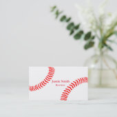 Cartes de visite thématiques du baseball (Debout devant)