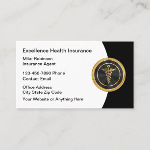 Cartes de visite Thème Assurance Élégantes Nouvell