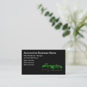 Cartes de visite thème automobile cool (Debout devant)