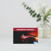 Cartes de visite thème automobile Cool (Debout devant)