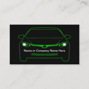 Cartes de visite Thème Automobile Éclat Moderne Co