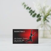 Cartes de visite thème basketball Cool (Debout devant)