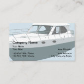 Cartes de visite Thème Bateau Nautique (Devant)