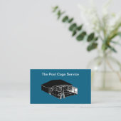 Cartes de visite Thème Cage de Piscine (Debout devant)