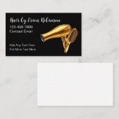 Cartes de visite Thème Coiffeur Élégant (Devant / Derrière)