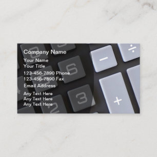 Cartes de visite thème comptable Cool