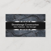 Cartes de visite Thème Construction Classique (Devant)