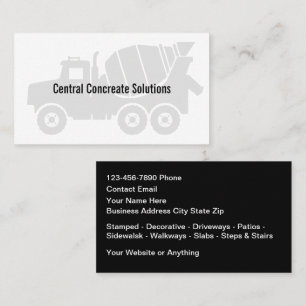 Cartes de visite Thème Construction Construction
