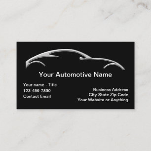 Cartes de visite Thème d'entreprise automobile Coo