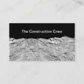 Cartes de visite Thème Enduit de Construction Cool (Devant)
