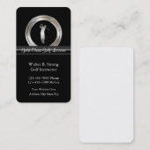 Cartes de visite thème golf classe (Devant / Derrière)