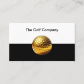 Cartes de visite thème golf classe (Devant)