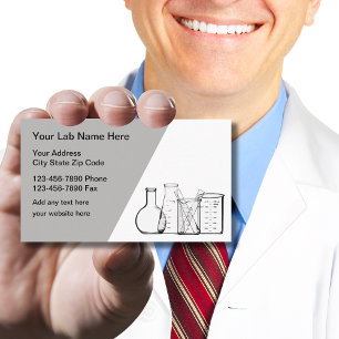 Cartes de visite Thème Laboratoire de Sciences