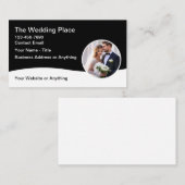 Cartes de visite thème mariage design moderne (Devant / Derrière)