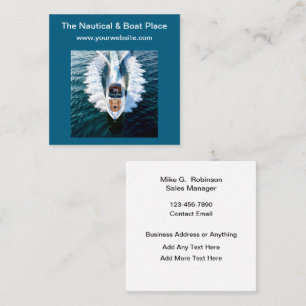 Cartes de visite Thème Marin Naustique