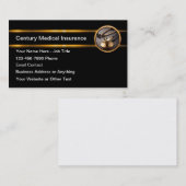 Cartes de visite Thème Médical Classy (Devant / Derrière)