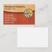 Cartes de visite thème menuiserie moderne pour cha (Devant / Derrière)