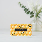 Cartes de visite Thème Miel d'Abeille (Debout devant)