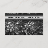 Cartes de visite thème moto cool (Devant)