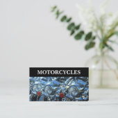 Cartes de visite Thème Motos Cool (Debout devant)