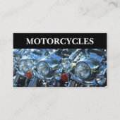 Cartes de visite Thème Motos Cool (Devant)