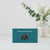 Cartes de visite Thème Ours Nature (Debout devant)