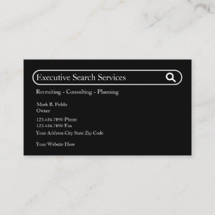 Cartes de visite thème Recherche Executive Emploi
