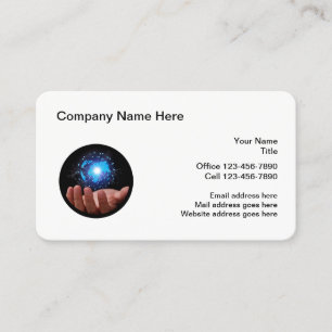 Cartes de visite Thème Technologie