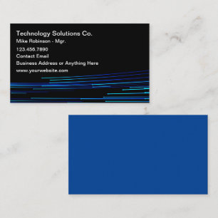 Cartes de visite Thème Technologie