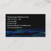 Cartes de visite Thème Technologie (Devant)
