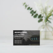 Cartes de visite thème voiture cool (Debout devant)