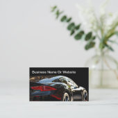 Cartes de visite thème voiture de luxe Cool (Debout devant)