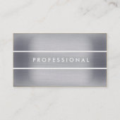 Cartes de visite titaniques de professionnel de (Dos)