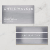 Cartes de visite titaniques de professionnel de (Devant / Derrière)