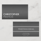 Cartes de visite titaniques en métal de chrome (Devant / Derrière)