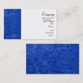 Cartes de visite Toscane bleue 2.0 (Devant / Derrière)