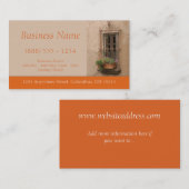 Cartes de visite toscans de fenêtre (Devant / Derrière)