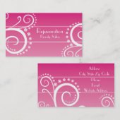 Cartes de visite tout simplement chics (Devant / Derrière)