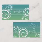 Cartes de visite tout simplement chics (Devant / Derrière)