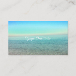 Cartes de visite tranquilles de Reiki de yoga