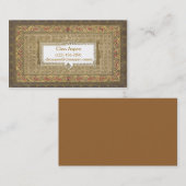 Cartes de visite très fleuris (Devant / Derrière)