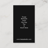 Cartes de visite - trio moderne (Dos)