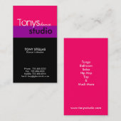 Cartes de visite - trio moderne (Devant / Derrière)