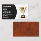 Cartes de visite Trophée (Devant / Derrière)