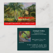 Cartes de visite tropicaux (Devant / Derrière)