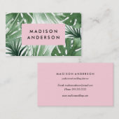 Cartes de visite tropicaux (Devant / Derrière)