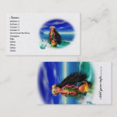 Cartes de visite tropicaux 2 de plaisirs (Devant / Derrière)