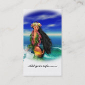 Cartes de visite tropicaux 2 de plaisirs (Dos)